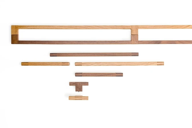 Moderné úchytky z masívneho dreva – dubové a orechové madlá na nábytok v ponuke CPS Interiér